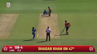 Corey Anderson and Shadab Khan's 129 Run Partnership