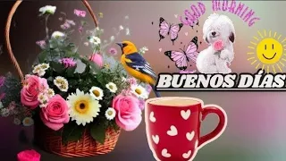 ☕Buenos Dias para mis amigos y familiares. Unos mensajes perfectos para ti🌹