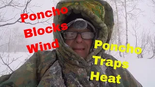 Poncho for Blizzard Protection | Add liner for added comfort