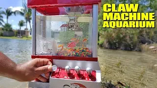 WORLD'S FIRST! Claw Machine Aquarium DIY