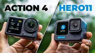 Best Action Camera? DJI Osmo Action 4 vs GoPro Hero 11.