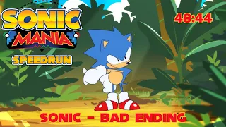 [World Record] Sonic Mania Speedrun - Sonic Bad Ending, Plus, Glitched in 48:44 RTA