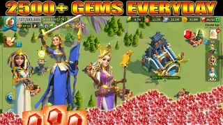 Gather 2500+ Gems Everyday in Just 12 Hours | Rise of Kingdoms (In Hindi)