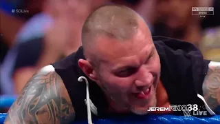 Randy Orton RKO on Rusev - WWE Smackdown Live - August 15, 2017
