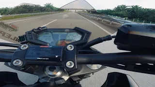 POV Kawasaki Z800 Top Speed | 252 KM/H