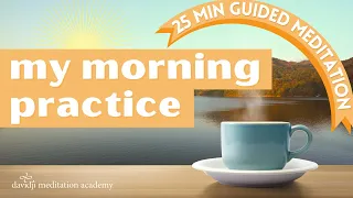 My Morning Practice Guided Meditation (POWERFUL Intention Setting for the Morning!) | davidji