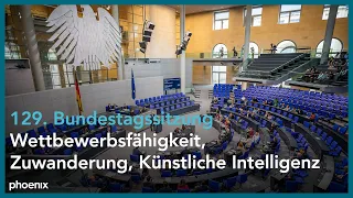 129. Sitzung des Deutschen Bundestages: u.a. zum Wachstumschancengesetz