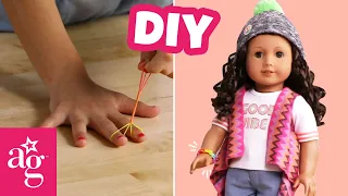 Make Your Own Joss Kendrick Rainbow Friendship Bracelet | Doll DIY | @AmericanGirl