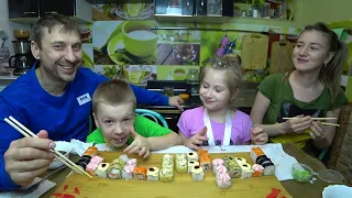 МУКБАНГ ПОБЕДНЫЕ РОЛЛЫ | MUKBANG WINNING ROLLS #mukbang #мукбанг