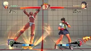 Elena's Healing ultra in Ultra Street Fighter 4