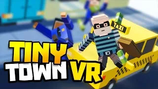 VIRTUAL REALITY BUILDER , CREATE LEGO WORLDS! Let's Play Tiny Town VR Gameplay Part 1 - VR HTC Vive