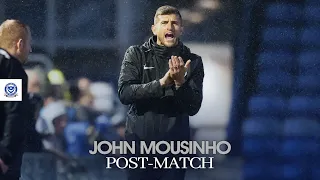 John Mousinho post-match | Pompey 1-1 Peterborough United