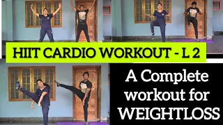 FULL BODY HIIT CARDIO WORKOUT LEVEL 2