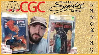 CGC Unboxing! Two Signature Series Comic Books! Adam Hughes and Mark Brooks!