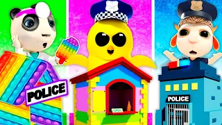 Rescue Team: Doctor Panda and Little Cops | Funny Kids Stories + Short Episodes | Cartoon for Kids