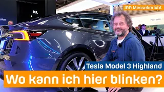 Neues Tesla Model 3 Highland - komfortabler, frischer und ohne Blinkerhebel? | EFAHRER