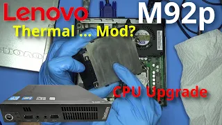 Lenovo M92p Cpu Upgrade Thermal Issues - Heatsink Modded -  Poor Cpu Contact - Heatsink lapping