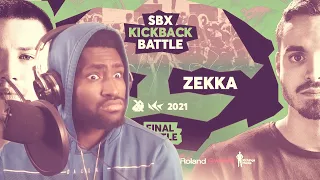 D-LOW IS JUST DIFFERENT!!!! D-LOW vs ZEKKA | Final | SBX KICKBACK BATTLE 2021 (Reaction!!!)