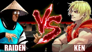 Mugen - MK vs. SF online - Raiden vs. Ken