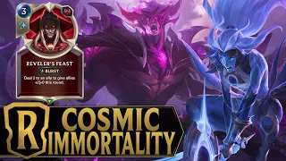 Cosmic Immortality - Taric & Riven Deck - Legends of Runeterra World Ender Gameplay