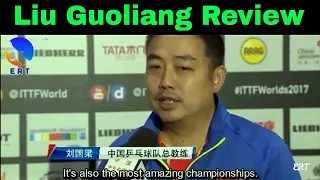 Liu Guoliang comments final match: Ma Long vs Fan Zhendong