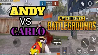 Andy VS Carlo 1VS1 Tdm intence fight PUBG MOBILE