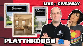 Obsession w/ Upstairs Downstairs and Wessex Expansion -  LIVE Playthrough & Worldwide Giveway