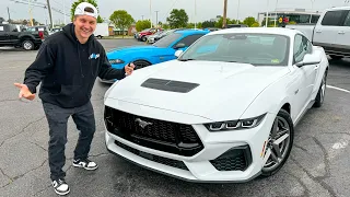 DOING IT!! Shopping for the PERFECT 2024 Mustang GT!!