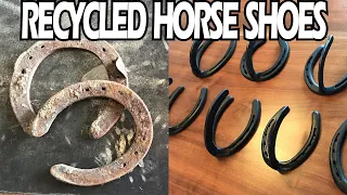 Turning Old Horseshoes into Useful Decorations