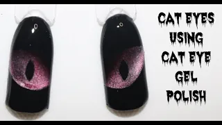 Cat Eyes! Cat Eye Nails | Cat Eye Gel Polish Tutorial | Magnetic Cat Eye Gel Polish | Cat Eye Effect