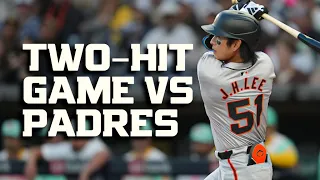 Jung Hoo Lee's Two Hits vs San Diego Padres | 이정후 하이라이트