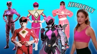 Every KIMBERLY Power Ranger Mode (Amy Jo Johnson): Mighty Morphin Pink, Beast Morpher etc