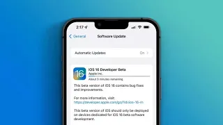 Как обновить ваш iPhone до iOS 16 beta 1 с помощью официального сайта Apple ?