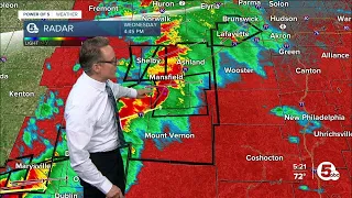 Tornado Watch, Severe Thunderstorm warnings issued for parts of Northeast Ohio