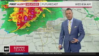 Marginal risk of severe storms exists in North Texas