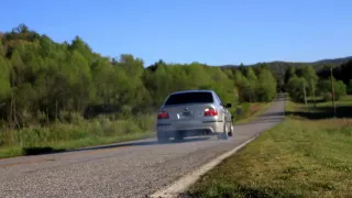 E39 540i/6 Dual Exhaust Burnout and Acceleration