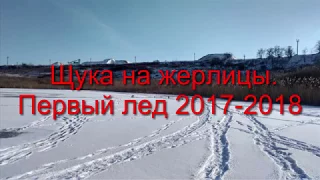 Рыбалка. Щука на жерлицы. Первый лед 2017-2018.