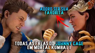 Todas as Falas do Johnny Cage em Mortal Kombat 1 (Dublado)