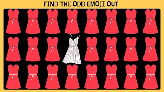 How GOOD are your EYES? | Find the Odd Emoji Out in 15 Seconds! | odd1out #oddobjectout #emojiout