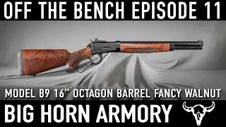 Off The Bench Episode 11 - Model 89 16" Octagon Barrel, Fancy Walnut Stock