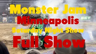 Monster Jam Minneapolis, MN February 2024 | Saturday Night Show | FULL SHOW