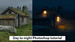 DAY TO NIGHT | 2019 | PHOTOSHOP TUTORIAL | EASY STEPS