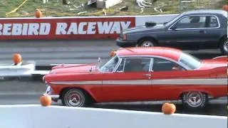 58 Plymouth Redsled Christine racing at Firebird 2