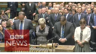 Moment Syria result announced in Commons - BBC News