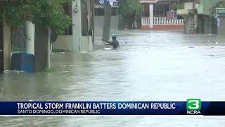 Tropical Storm Franklin batters Dominican Republic