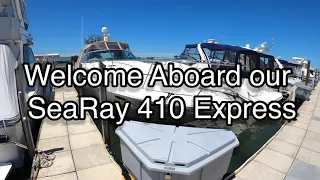 Welcome aboard our SeaRay 410 Express