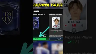 HONOURABLE MENTIONS EXCHANGE PACK REWARD IN EA FC FIFA MOBILE 24 #shorts #fcmobile #fifamobile