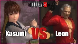 DEAD OR ALIVE 5 Last Round - Kasumi VS Leon