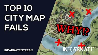 Top 10 City Map Fails | Inkarnate Stream