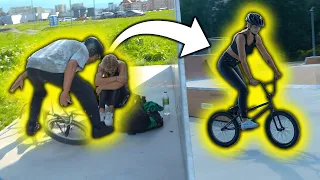 LEKCJA DRUGA JAZDY NA BMX